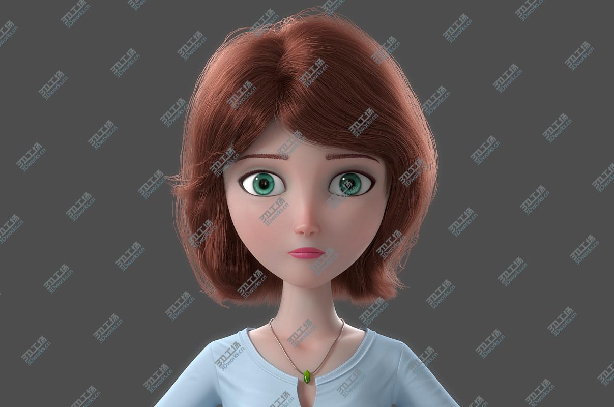 images/goods_img/202104093/3D model Cartoon Woman NoRig/5.jpg